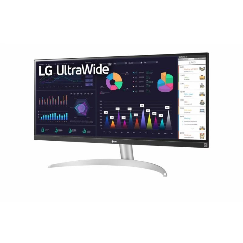 Màn hình máy tính LG 29WQ600-W.ATV/ 29inch UltraWide Full HD/ IPS/ 100Hz/ HDMI/ DP/ USB C/ Loa/ 2Yrs