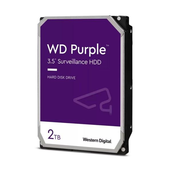 Ổ cứng HDD Western Digital 2TB Purple (WD23PURZ) (64MB Cache/3.5 inch/ SATA3)