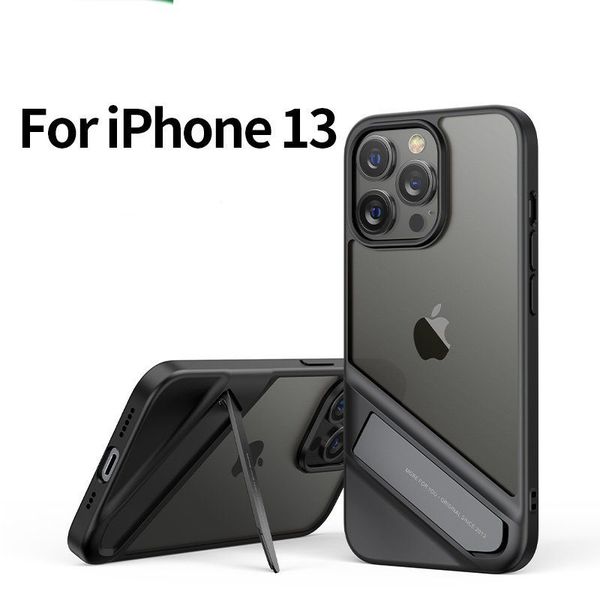 Ốp lưng kèm giá đỡ điện thoại iPhone UGREEN – Khung kim loại, vỏ TPU trong suốt chống trầy xước, bám vân tay – Dành cho iPhone 13, iPhone 13 Pro, iPhone 13 Pro Max