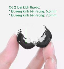 Đầu bọc chống nhiễu điện từ cho dây cáp đường kính 5.5mm và 7.3mm Lọc dòng Core ZJ301 UGREEN 20305 20306