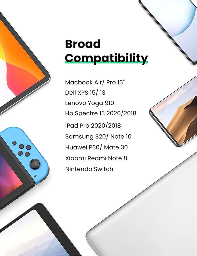 Cáp Sạc Nhanh UGREEN US333 – Tăng Tốc 60W, Truyền Tải Siêu Tốc, Bền Bỉ Linh Hoạt