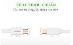Dây cáp chuyển đổi mini DisplayPort đực sang mini DisplayPort đực UGREEN MD111