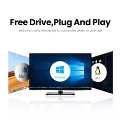 Đầu chuyển Type C sang cổng máy in USB B UGREEN US382 – Tốc độ truyền 480Mbs