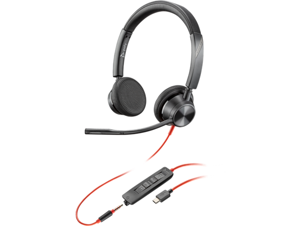 Tai nghe Poly Blackwire 3325 -M USB-C HS +USB-C/A 8X222AA
