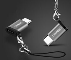 Đầu chuyển đổi Micro USB sang Type C UGREEN US278 Có hỗ trợ OTG dùng cho điện thoại di động Android
