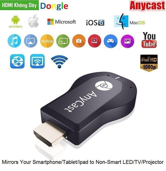 HDMI không Dây Dongle Anycast