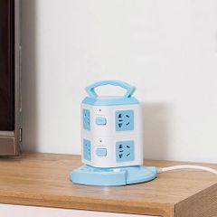 Ổ cắm điện đa năng 2 tầng, có 8 ổ cắm & 3 cổng USB cực tiện lợi, có công tắc an toàn