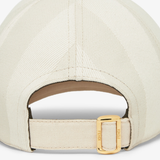  Mũ Nữ Fendi Pequin Canvas Baseball Cap 'Beige' 