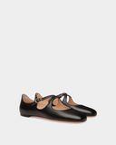  Giày Nữ Bally Ballyrina Flat 'Black' 