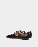  Giày Nữ Bally Ballyrina Flat 'Black' 
