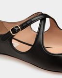  Giày Nữ Bally Ballyrina Flat 'Black' 