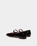  Giày Nữ Bally Ballyrina Flat 'Black' 
