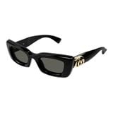  Kính Gucci GG Sunglasses 'Black' 