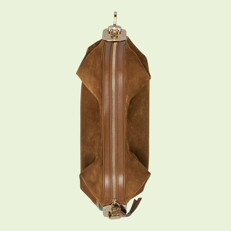  Túi Nữ Gucci Attache Large Shoulder Bag 'Brown' 