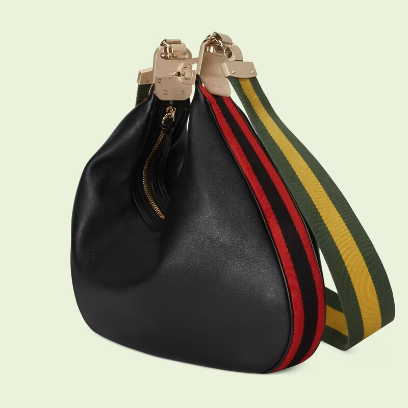  Túi Nữ Gucci Attache Large Shoulder Bag 'Black' ‎ 