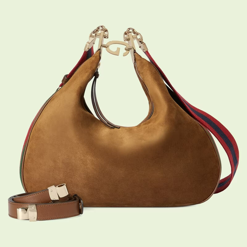  Túi Nữ Gucci Attache Large Shoulder Bag 'Brown' 