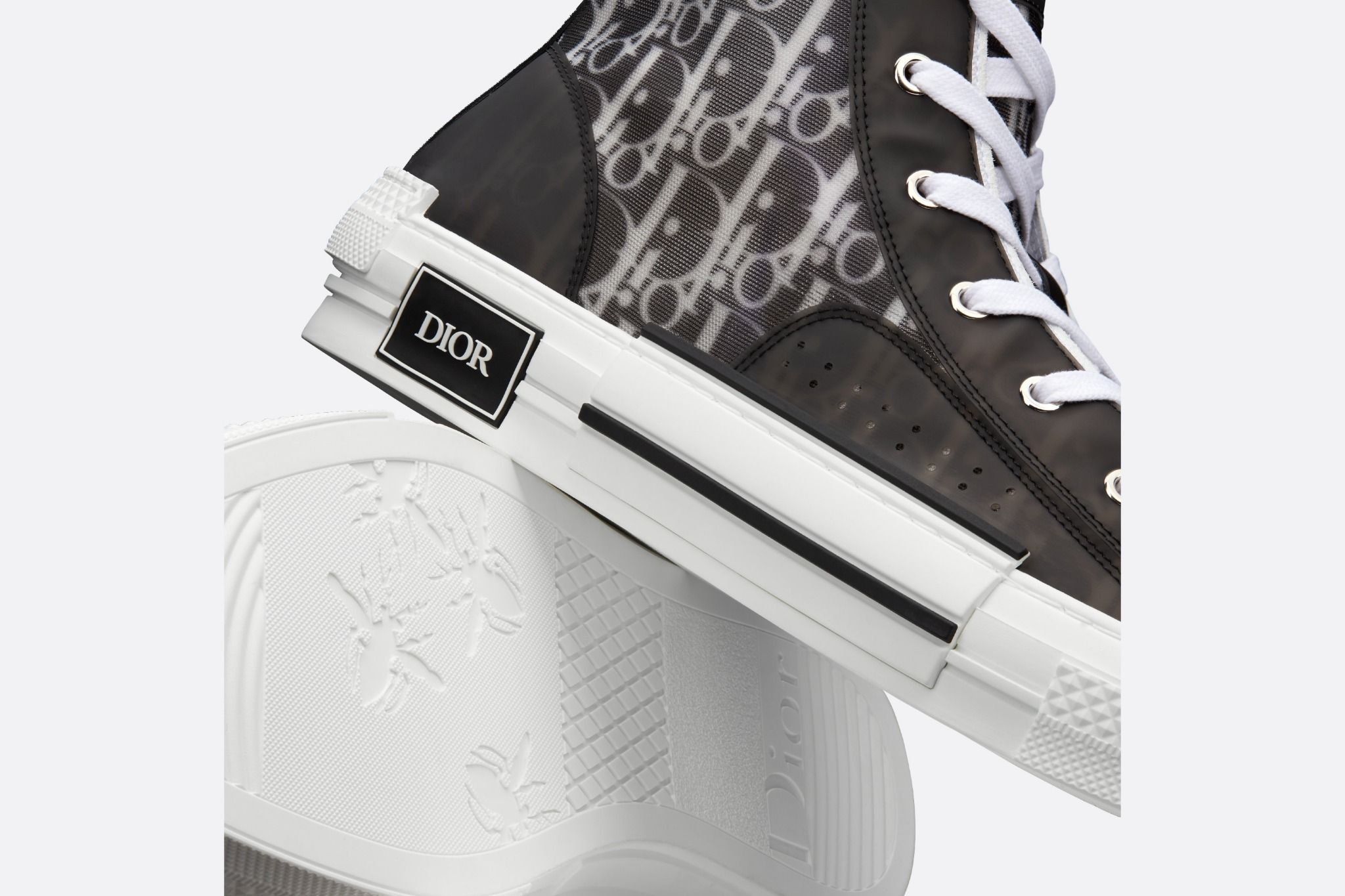 DIOR HOMME B23 HIGHTOP SNEAKER IN LEOPARD PRINT