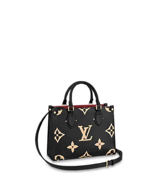  Túi Nữ Louis Vuitton Onthego PM Tote 'Black Beige' 