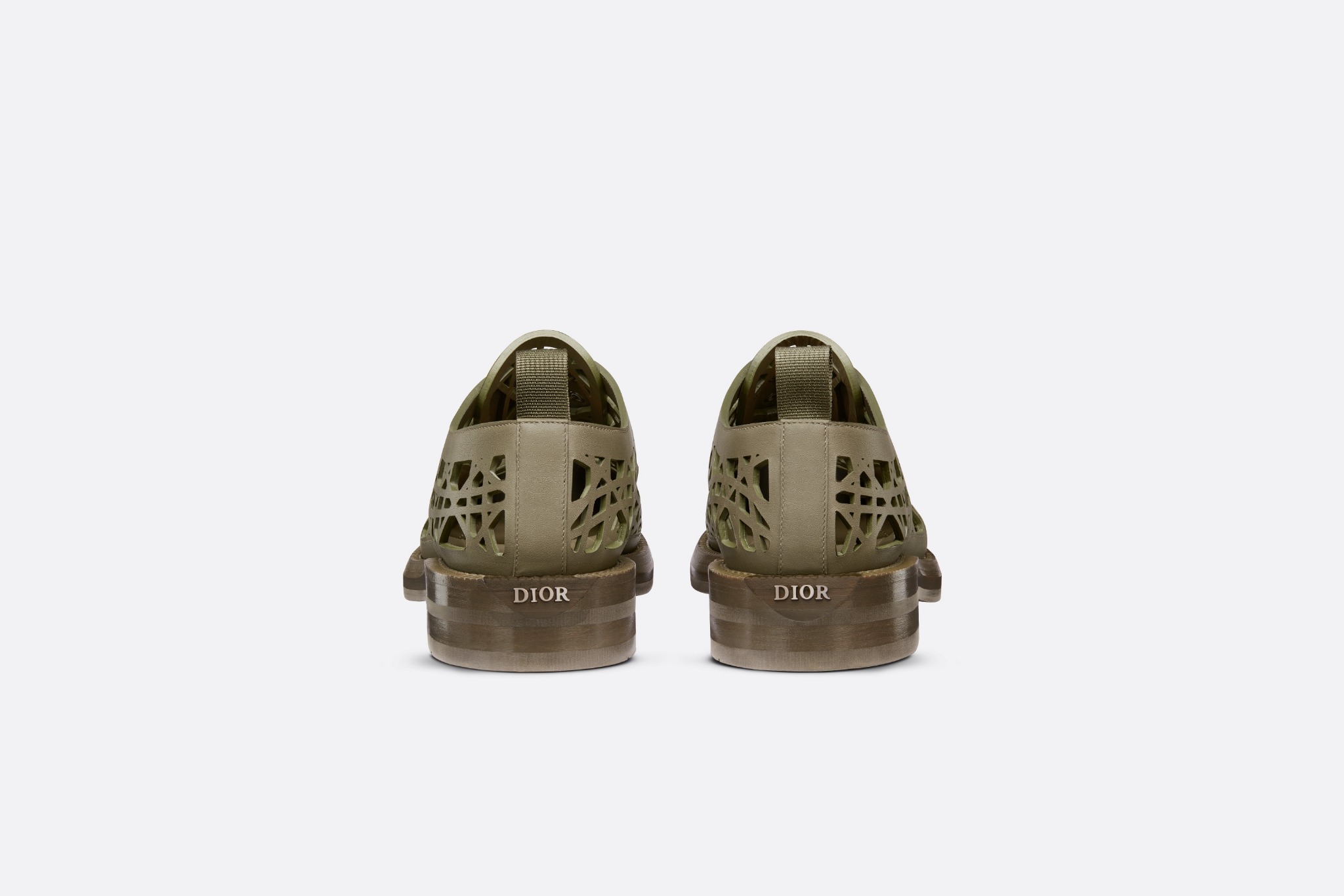Giày Nam Dior Carlo Derby Shoe Protective 'Khaki Beige