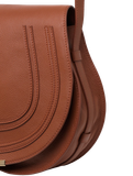  Túi Nữ Chloé Marcie Medium Saddle Grained Calfskin 'Brown' 