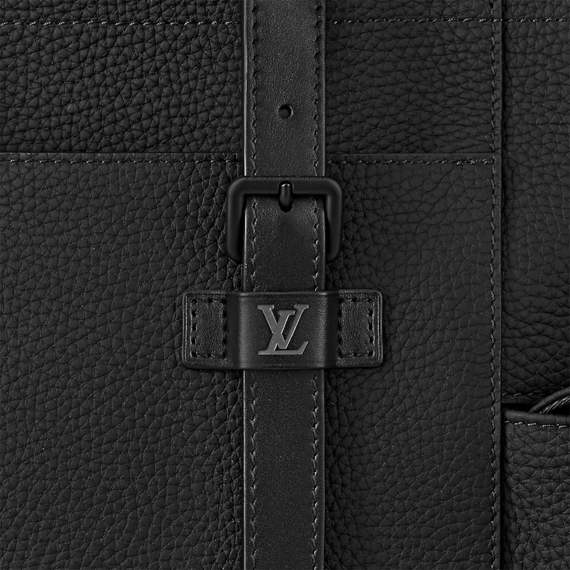  Túi Nam Louis Vuitton Christopher Tote 'Black Taurillon Leather' 
