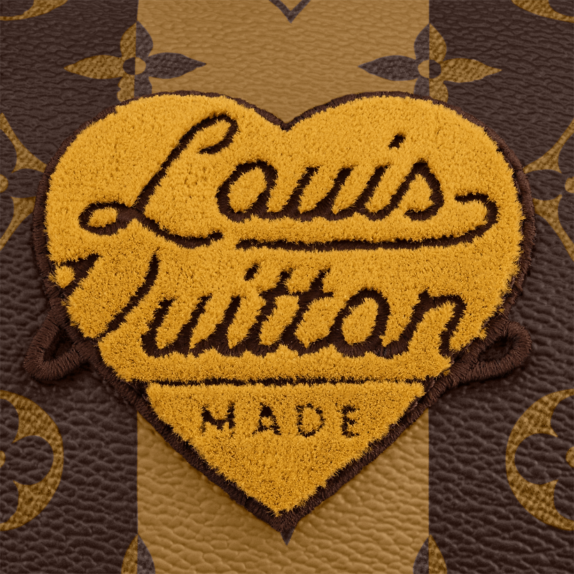  Túi Nam Louis Vuitton City Keepall Monogram Stripes 'Brown Canvas' 