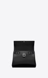  Túi Nữ Saint Laurent Le Fermoir Small Top-handle In Brushed Leather 'Black' 