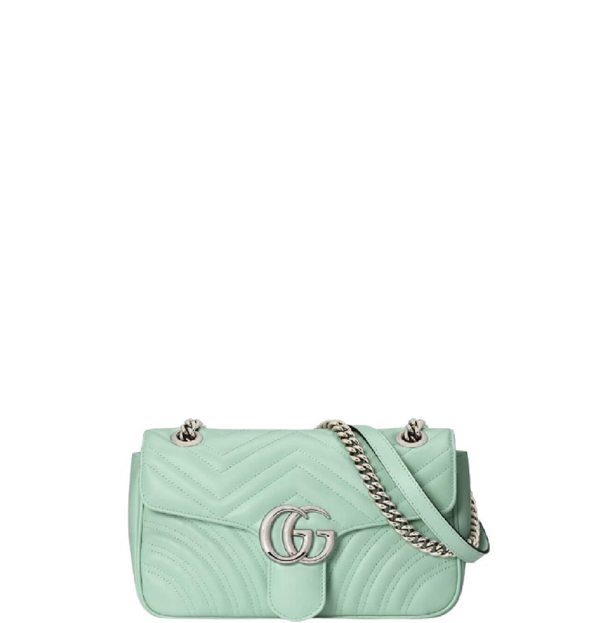 Túi Nữ Gucci GG Marmont Shoulder Pastel 'Green' 443497-DTDIY-3926
