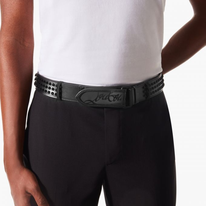  Thắt Lưng Nam Christian Louboutin Loubi Belt 'Black' 