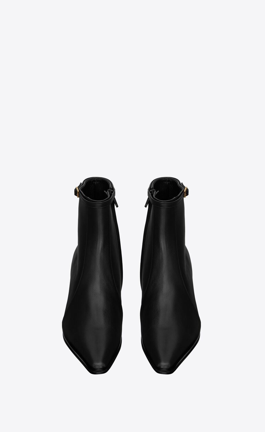 Giày Nam Saint Laurent Arsun Zipped Boot Shiny 'Black