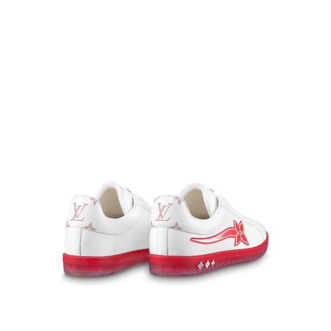  Giày Nam Louis Vuitton Luxembourg Samothrace Trainers 'Red Monogram' 