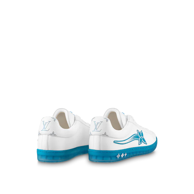  Giày Nam Louis Vuitton Luxembourg Samothrace Trainers 'Blue Monogram' 