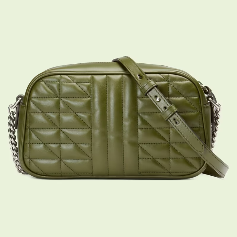  Túi Nữ Gucci GG Marmont Small Shoulder Bag 'Green' 