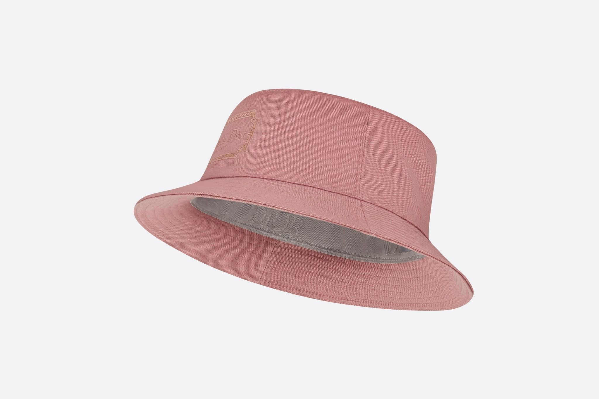 Treasures of NYC  Dior Pink Logo Bucket Hat