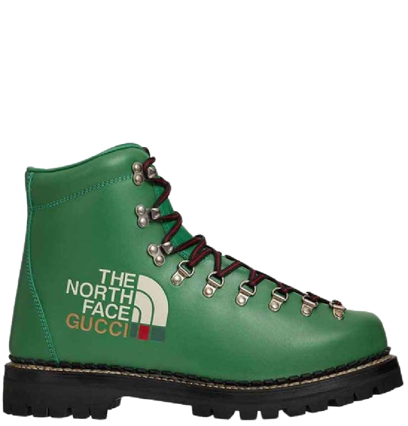  Giày Nam Gucci The North Face x Gucci Boot Leather 'Green' 
