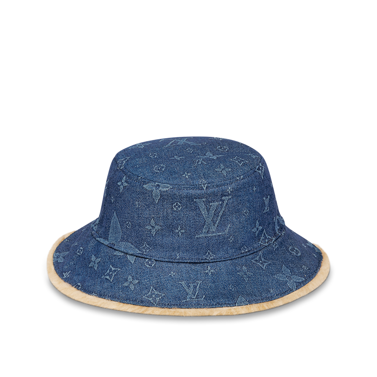 Louis Vuitton Monogram Bandana Reversible Bucket Hat Bleached Blue  FW22  Mens  US