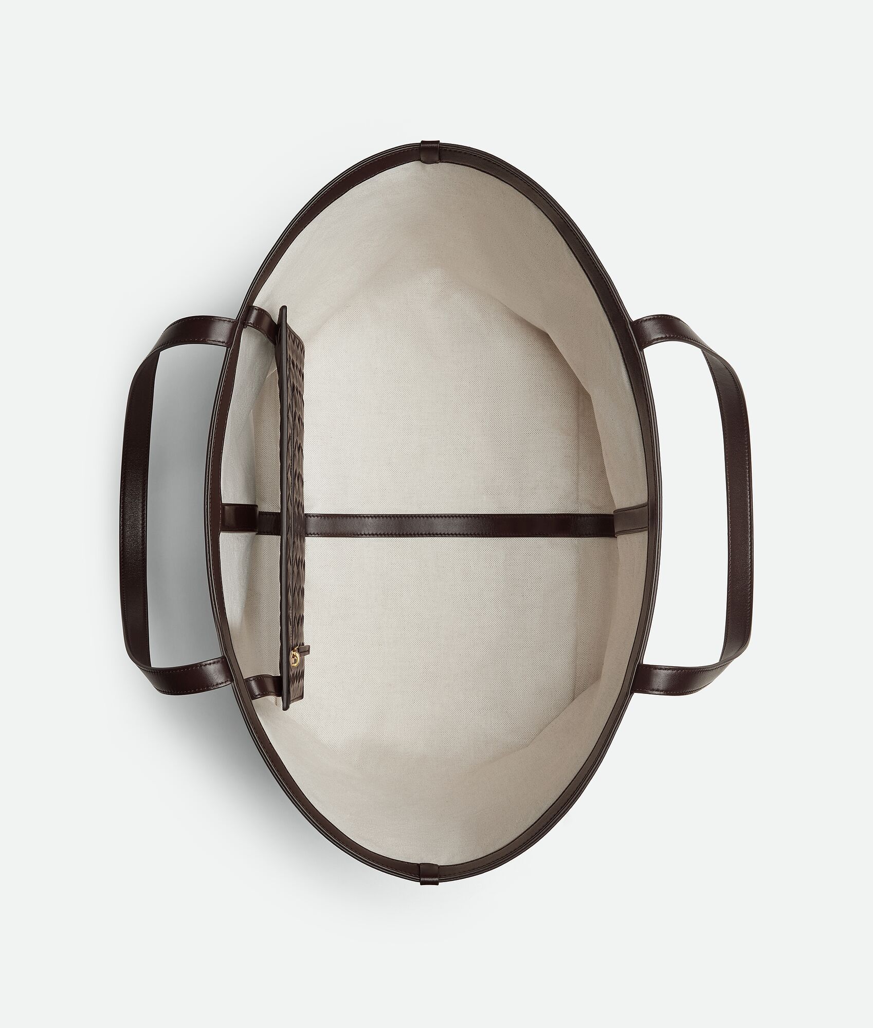  Túi Nữ Bottega Veneta Large Flip Flap 'Natural Fondant' 