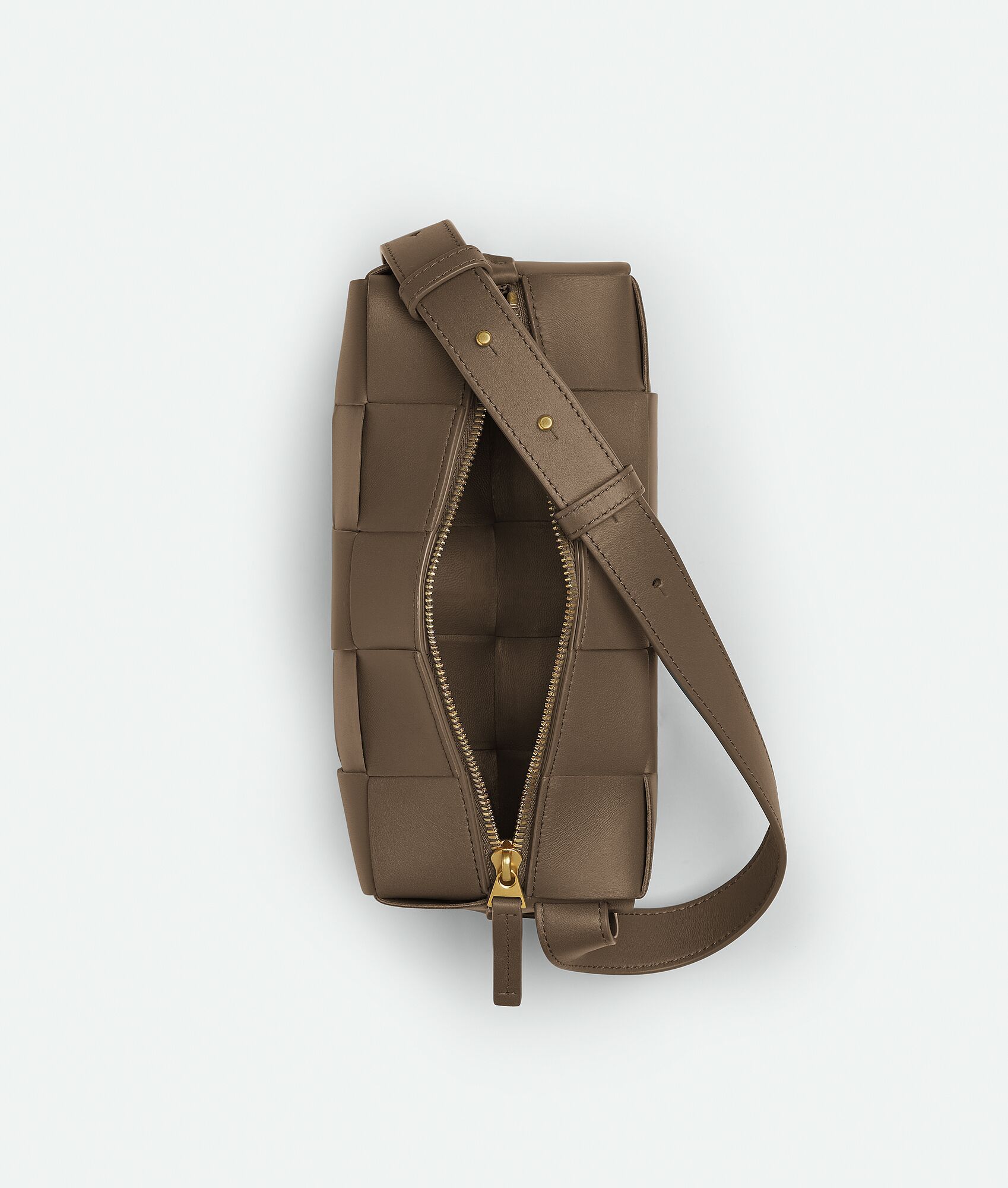  Túi Nữ Bottega Veneta Small Brick Cassette 'Taupe Grey' 