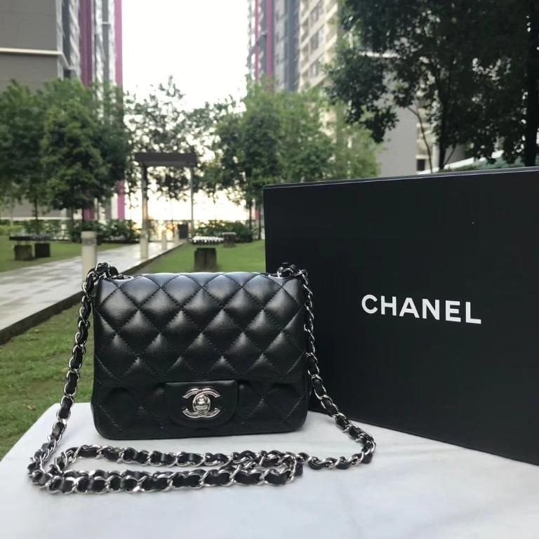 Túi Nữ Chanel Mini Flap Bag Lambskin 'Black' A35200-Y01480-94305
