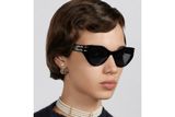  Kính Nữ Dior Diorsignature B7I Butterfly Sunglasses 'Black' 