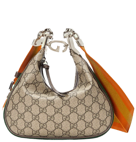  Túi Nữ Gucci Attache Small Shoulder Bag 'Beige Ebony'‎ 