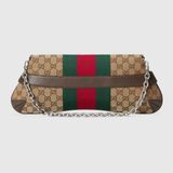  Túi Nữ Gucci Horsebit Chain Medium Shoulder Bag 'Beige' 