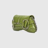  Túi Nữ Gucci Horsebit Chain Medium Shoulder Bag 'Green' 