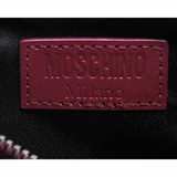  Túi Nữ Moschino Logo Embroidery Neoprene Clutch 'Purple' 