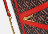  Túi Nữ Versace Virtus La Greca 'Red Brown' 