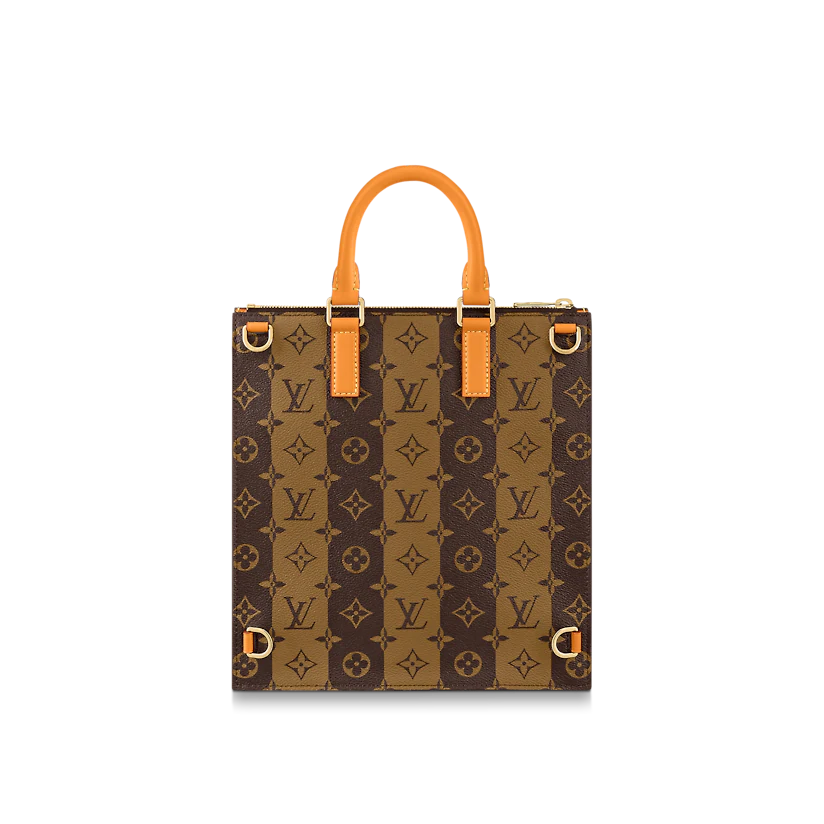  Túi Nam Louis Vuitton Sac Plat Messenger Monogram Stripes 'Brown Canvas' 
