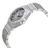  Đồng Hồ Nữ OMEGA Constellation Manhattan Quartz Diamond Grey Dial Ladies 