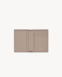  Ví Saint Laurent Tiny Cassandre Card Wallet 'Greyish Brown' 
