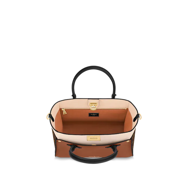  Túi Nữ Louis Vuitton On My Side Tote Chataigne 'Brown Crème Beige' 