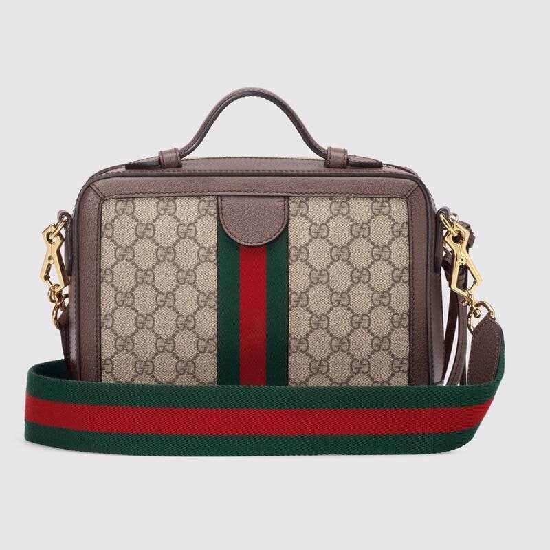 Túi Nữ Gucci GG Supreme Ophidia Small Shoulder Bag 'Beige' 